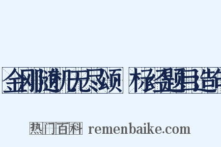 金刚随机无尽颂·标经题目造句是什么意思的图片